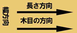 木目方向の指定